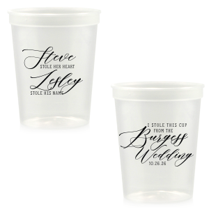 Our custom Clear 16 oz Stadium Cup with Matte Black Ink Cup Ink Colors are a must-have for your next event—whatever the celebration!