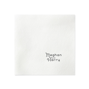 ForYourParty's chic Peach Cocktail Napkin with Matte Black Foil can be customized to complement every last detail of your party.