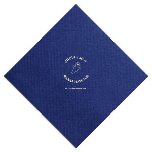 Get ready for a hauntingly good time with these frightfully festive Ghouls Just Wanna Have Fun Napkin! Add a touch of eerie elegance to your dinner table, these napkins are sure to raise some spirits!