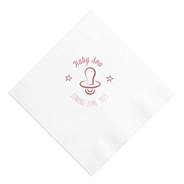Baby Shower Luncheon Napkins Personalized Party Napkins For Your Party