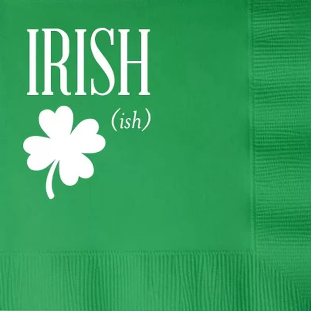 St. Patrick's Day Personalized Cocktail Napkin