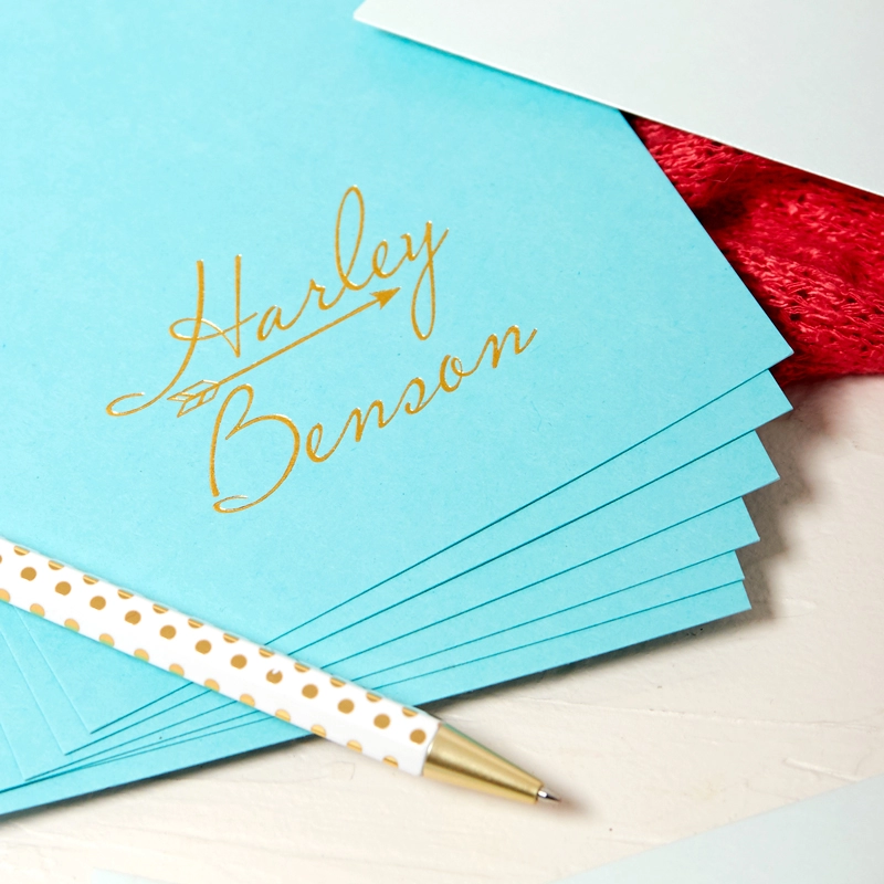 custom thank you notes for boho graduation party theme