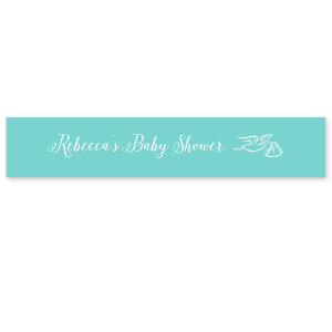 engraved ribbons baby shower