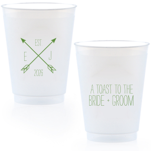The ever-popular Matte Moss Green Ink 12 oz Frost Flex Cup with Matte Moss Green Ink Screen Print has a Cross Arrows 2 graphic and is good for use in Accents, Frames themed parties and can't be beat. Showcase your style in every detail of your party's theme!