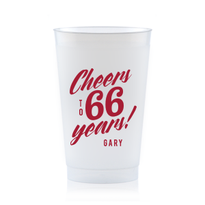 Our custom 10 oz Frost Flex Cup with Matte Lipstick Red Ink Colors couldn't be more perfect. It's time to show off your impeccable taste.