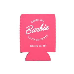 Barbie Birthday Can Cooler