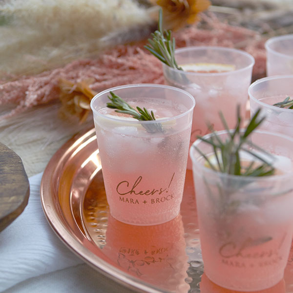 Cheers to the Couple Name Cup 