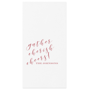 ForYourParty's elegant Leaf Sand Cocktail Napkin with Matte Merlot Foil can't be beat. Showcase your style in every detail of your party's theme!