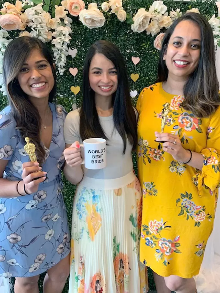Real Party Bride-to-Be at her "The Office" Themed Bridal Shower