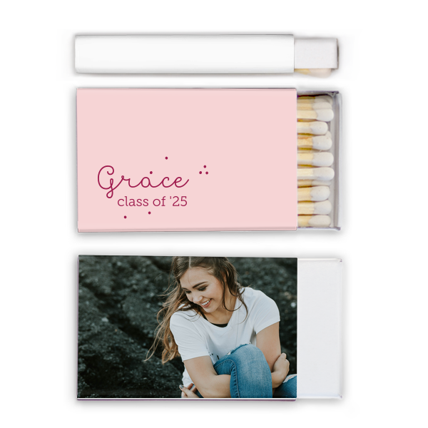 Class of Grad Custom Photo Matchbox