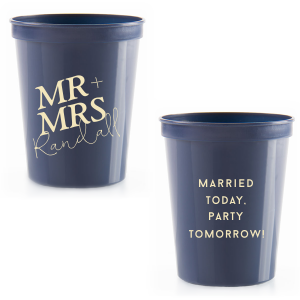 Married Party Mr and Mrs Stadium Cup