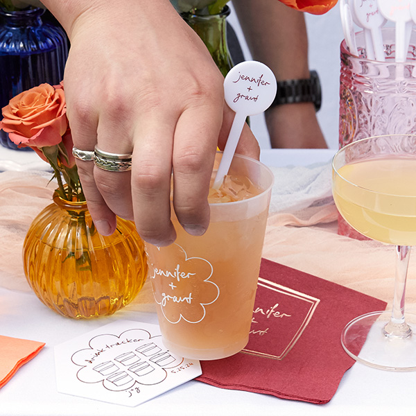 Kitchy Cocktail Hour Cheers Stir Stick