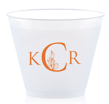 9oz Frost Flex cups with your Leafy Monogram to match the season!