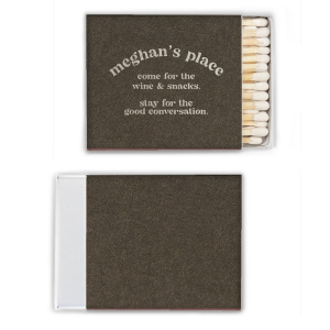 An amazing detail in your home. Now you have chance to get your own branded Matches and put it in your apartment, so your guests can use it. Be unique, be a good welcoming friend! 