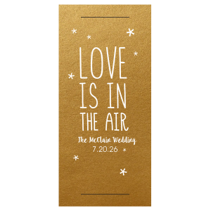 ForYourParty's elegant Stardream Royal Blue Large Sparkler Sleeve with Matte White Foil has a Love is in the air graphic and is good for use in Words, Bridal Shower, Wedding themed parties and can't be beat. Showcase your style in every detail of your party's theme!