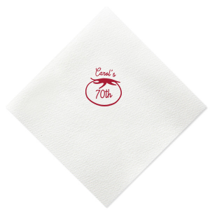 Show your ripeness with the Tomato Birthday Napkin. The botanical design is perfect for summer time garden birthdays, family dinners or any other celebratory occasion. Customize the design in your choice of colors, styles and text to make a design as unique as yourself.