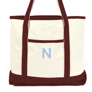 Personalized Two Toned Canvas Tote Bag | Custom Canvas Tote | For Your ...