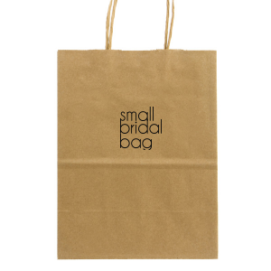 ForYourParty's elegant Kraft Brown Lunch Bag with Matte Black Foil will give your party the personalized touch every host desires.