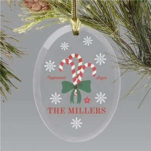 Oval Glass Ornament (Photo)