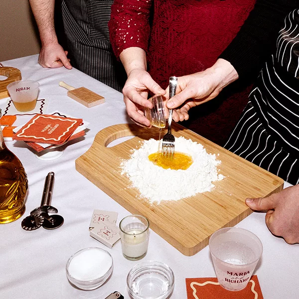 Pasta Party Names Matchbook