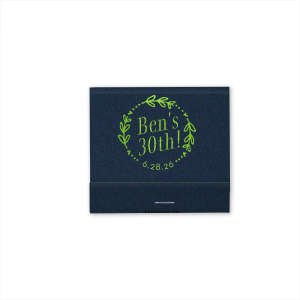 Shine the spotlight on the birthday celebrant with the Birthday Wreath Match. A whimsical wreath of dots and heart-shaped leaves perfectly frames the celebrant's name and age. Add a touch of festive charm to your birthday bash!