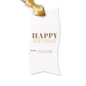 The Modern Happy Birthday Letterpress Gift Tag is currently the most popular Gift Tag for birthday occasions. It will bring joy like never before and will leave unforgettable moments.