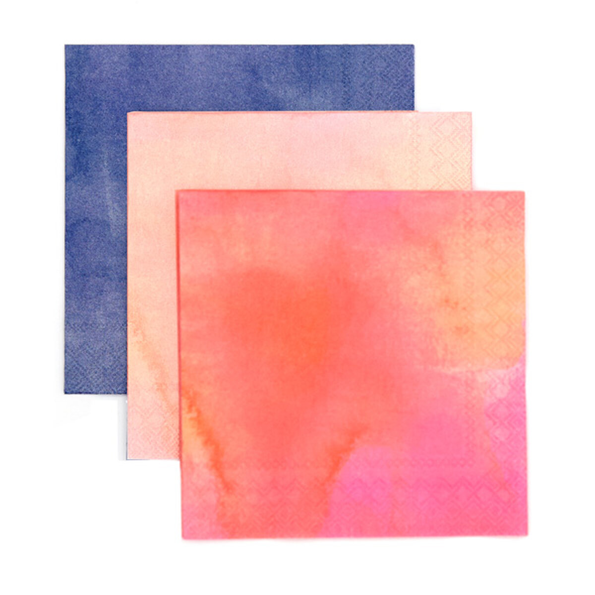 Hibiscus Watercolor Pattern Cocktail Napkin Pack