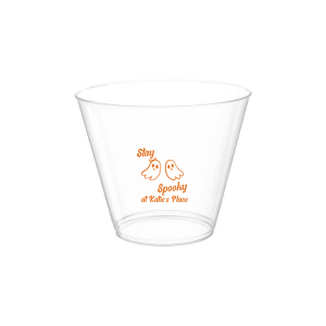 Get groovy this spooky season with the Groovy Halloween Cup. Our custom and cute Halloween decor will add a memorable touch at your Halloween party. Featuring two adorable ghosts, personalize teh design with your own name. 