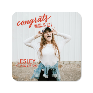 Your Custom Design on Heavyweight Square Coasters — All Custom Gifts