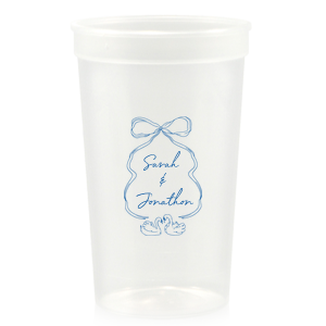 Pair your next party event with the stylish Swan Lovers Cup. The elegant design features two swans mirroring your own partnership. Customize the cup in your choice of style and color to best reflect you and your partner's unique love.