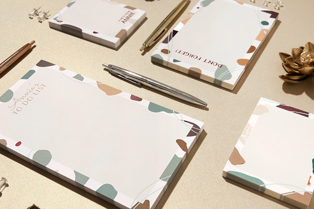 personalized post it sets