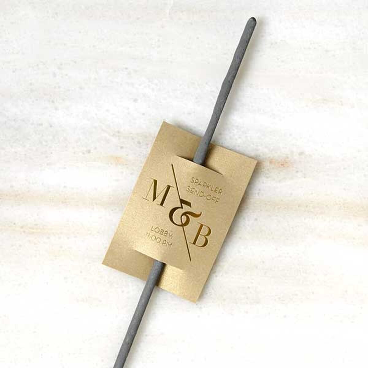 custom small sparkler sleeve
