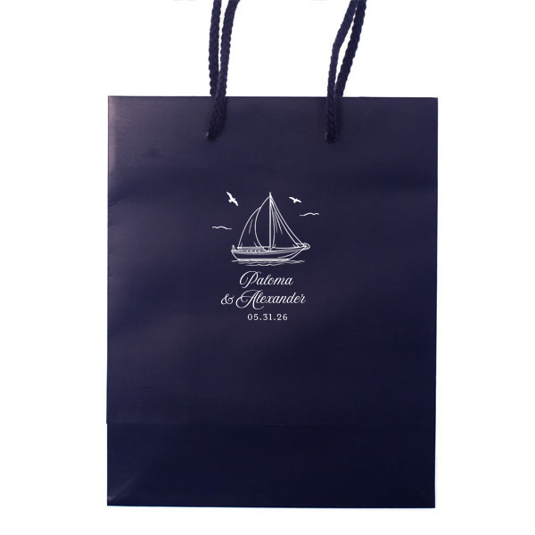 Sailboat Nautical Nuptial Gift Bag