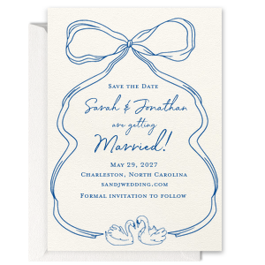 Swan Lovers Invitation