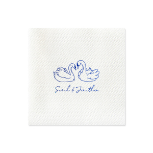 Pair your next momentous life event with the Swan Lovers Napkin. Customize the design with your choice of napkin style and color to best match your party vibe. Perfect for weddings, anniversaries, engagements or any other special ocassion!