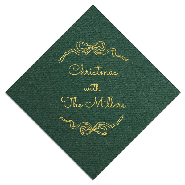 Holiday Bows Napkins