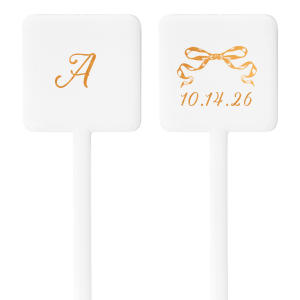 Bow-Tied Date Stir Stick