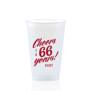 Our custom 10 oz Frost Flex Cup with Matte Lipstick Red Ink Colors couldn't be more perfect. It's time to show off your impeccable taste.