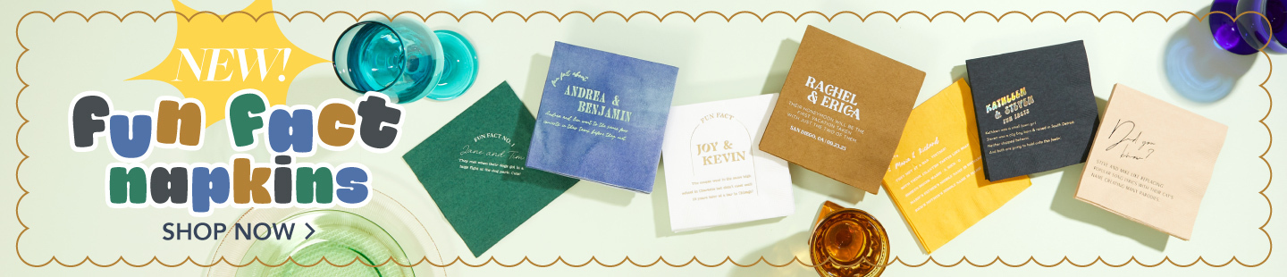 New! Fun Fact Napkins Shop Now