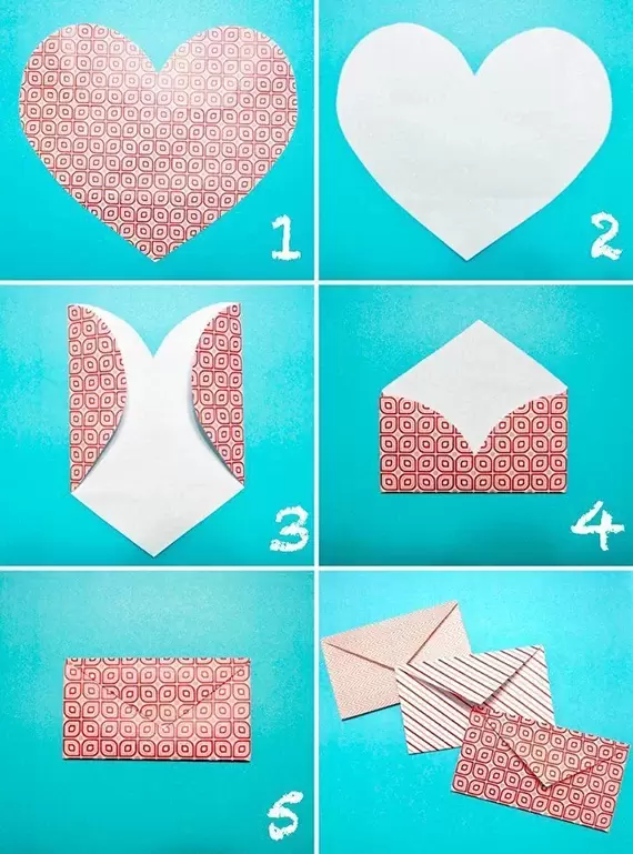 Heart Envelope DIY