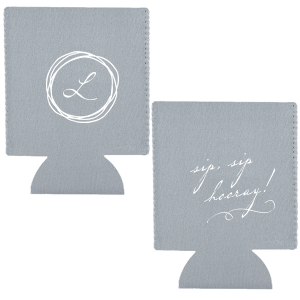 Modern Scribble Frame Can Cooler