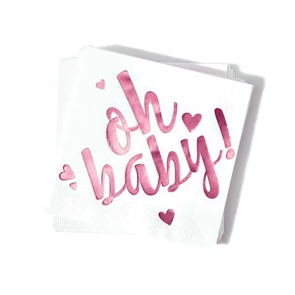 Oh, Baby Party Ready Napkin Pack