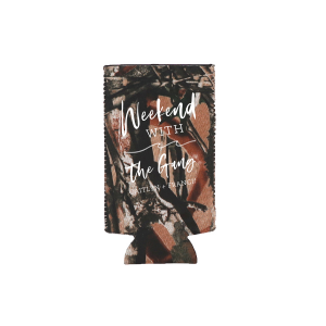 Custom Powder Blue Flat Can Cooler with Matte White Ink has a Wave Flourish graphic and is good for use in Beach/Nautical, Accents themed parties and will impress guests like no other. Make this party unforgettable.