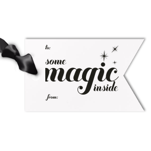 ForYourParty's Some Magic Inside Gift Tag is designed only for you to celebrate the special moments with your closest ones. It will make your gifts even more unique. Surprise your loved ones! They will love it!