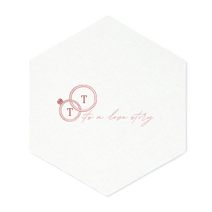 The It's A Love Story Coaster will have your guests saying "Yes!" Commemorating the engagement of Taylor Swift and Travis Kelce, match your own special event with their whirlwind romance. Customize the text and style of coaster to best match your special events unique vibes!