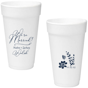 Pop the Bubbly Personalized 20oz Styrofoam Cups