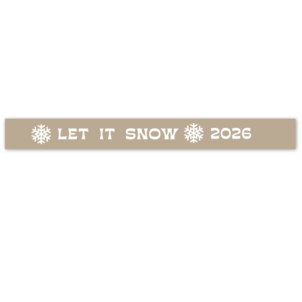 Let It Snow Ribbon