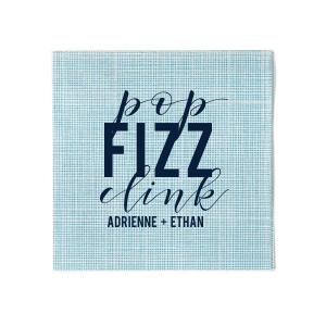 Custom White Cocktail Napkins with Bleed with Shiny 18 Kt Gold Foil couldn't be more perfect. It's time to show off your impeccable taste.