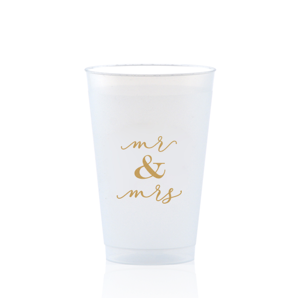 Classic Mr & Mrs Retail 14oz Frost Flex Cup