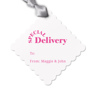 A Special Gift for your loved ones goes together with a special Letterpress Gift Tag and beautiful graphics Special Delivery designed just for you. Surprise your loved ones, leave them speechless!